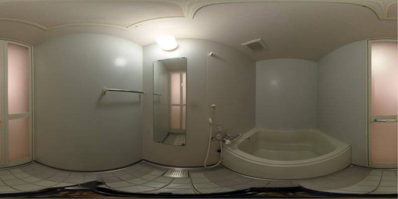 パノラマ画像バスルーム