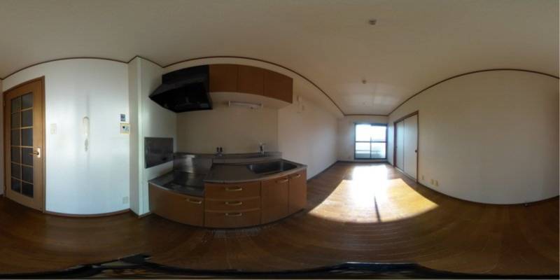 パノラマ画像キッチン