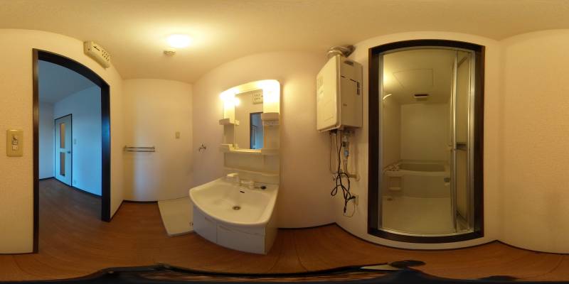 パノラマ画像洗面所