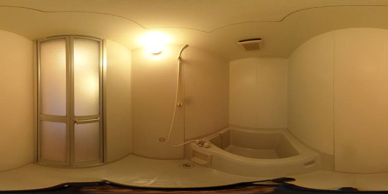 パノラマ画像バスルーム