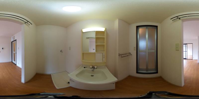 パノラマ画像洗面所