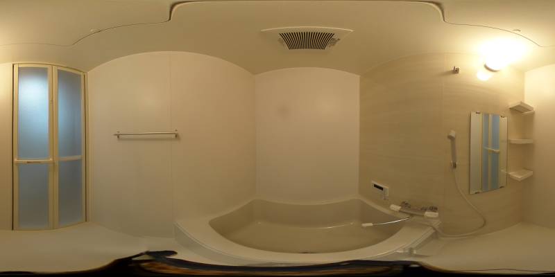 パノラマ画像バスルーム