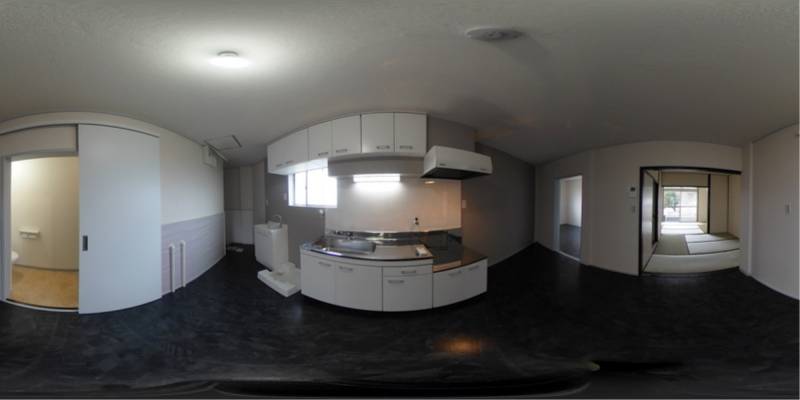 パノラマ画像キッチン