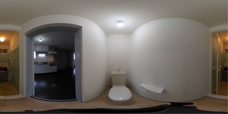 パノラマ画像トイレ