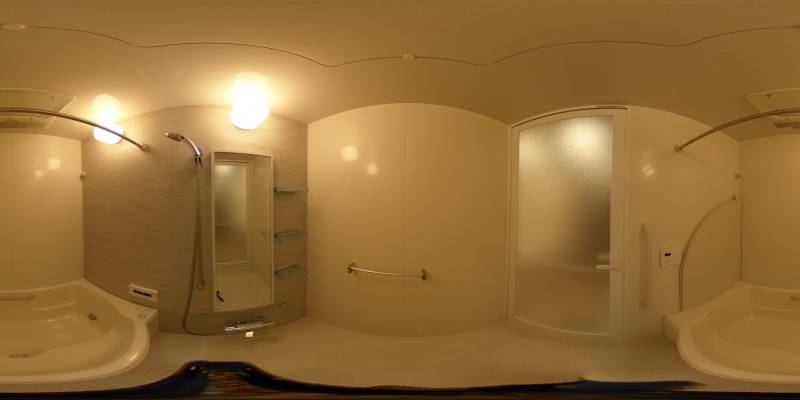 パノラマ画像バスルーム