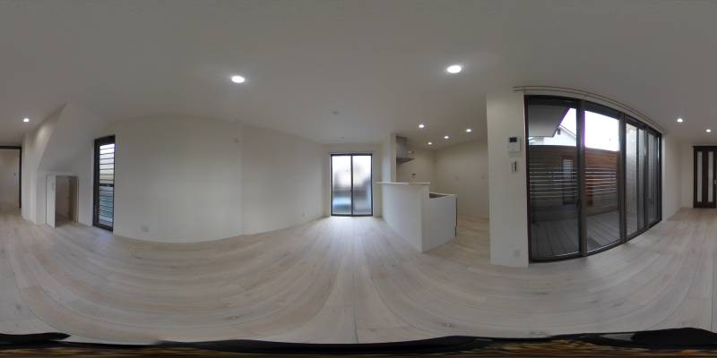 パノラマ画像リビング