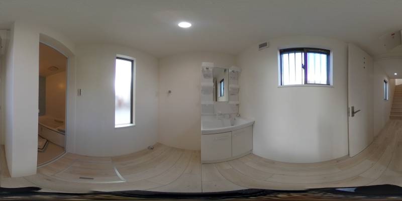 パノラマ画像洗面所