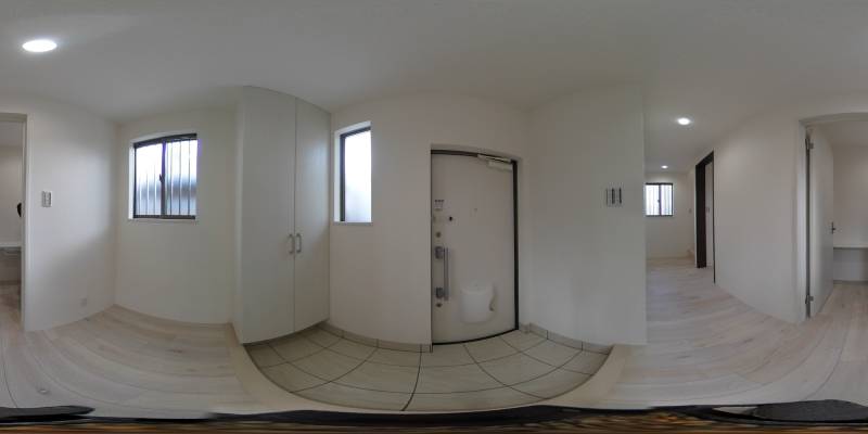 パノラマ画像玄関