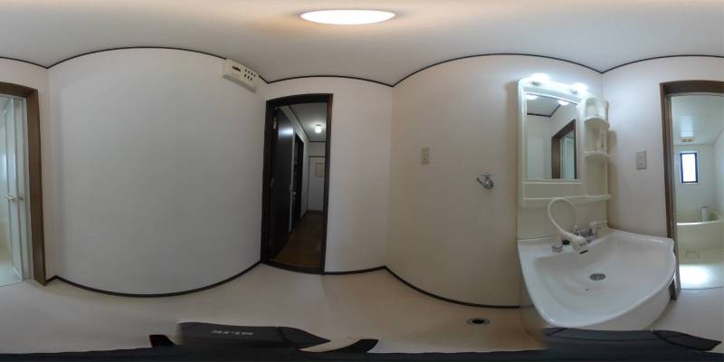 パノラマ画像洗面所