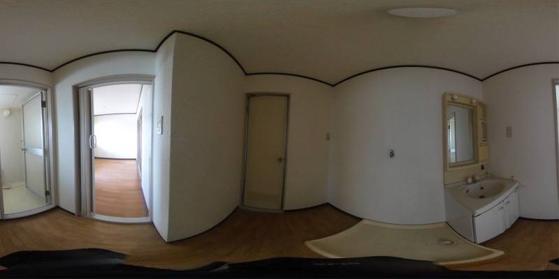 パノラマ画像洗面所