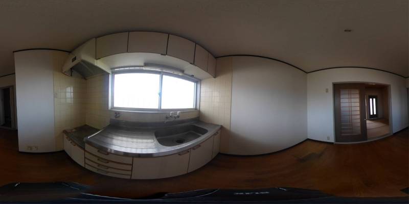 パノラマ画像キッチン