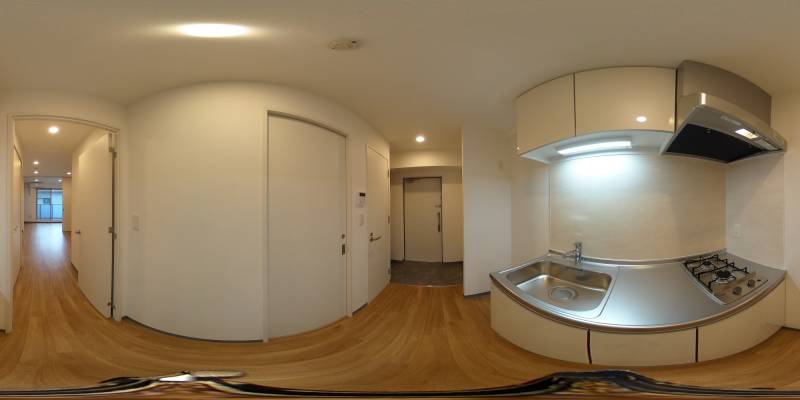 パノラマ画像キッチン
