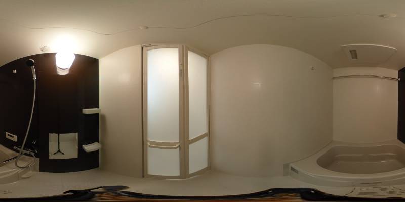 パノラマ画像バスルーム