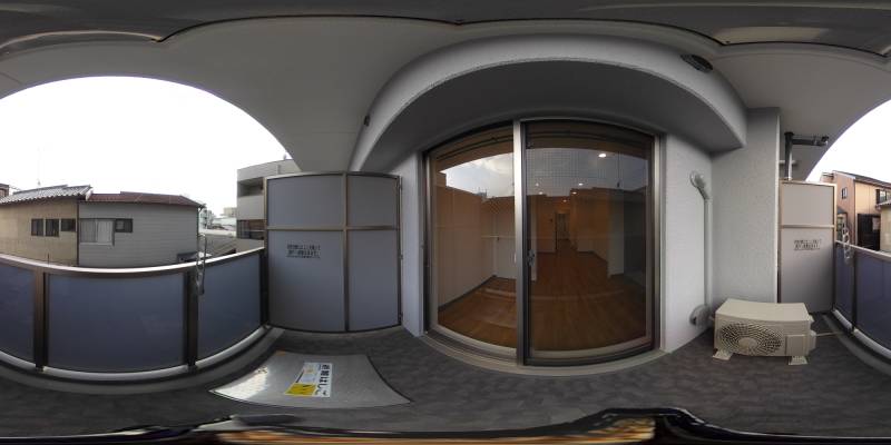 パノラマ画像バルコニー