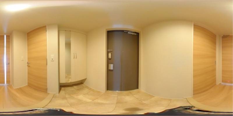 パノラマ画像玄関