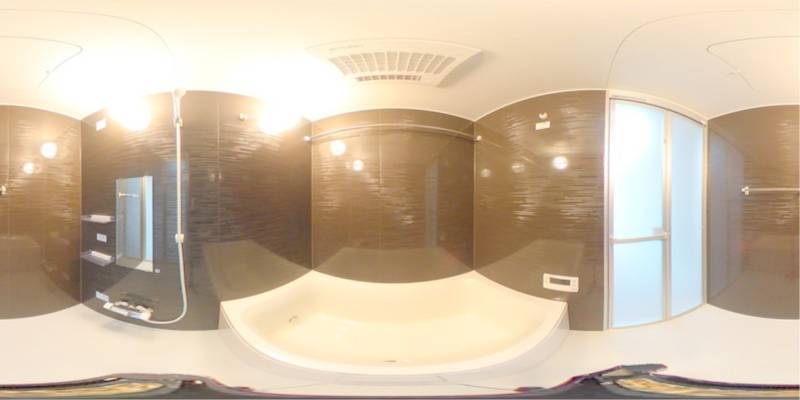 パノラマ画像バスルーム