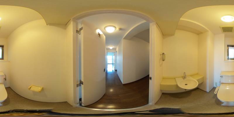 パノラマ画像トイレ