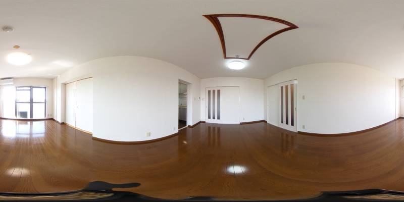 パノラマ画像リビング