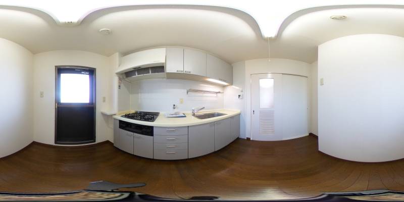 パノラマ画像キッチン