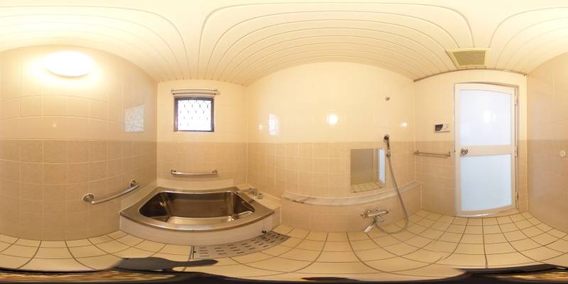 パノラマ画像バスルーム