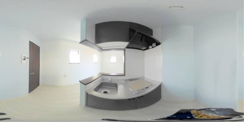 パノラマ画像キッチン