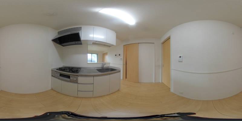 パノラマ画像キッチン