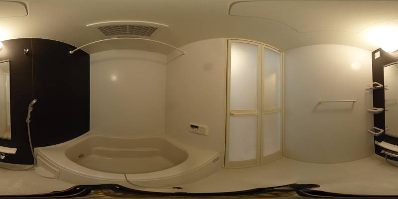 パノラマ画像バスルーム