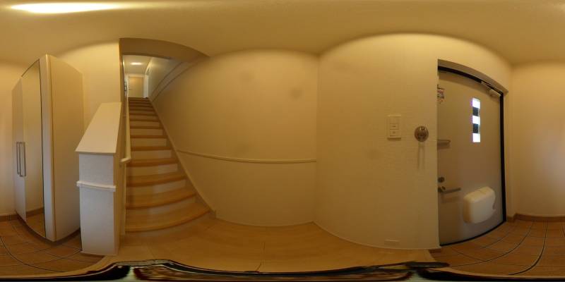 パノラマ画像玄関