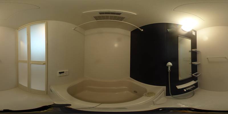 パノラマ画像バスルーム