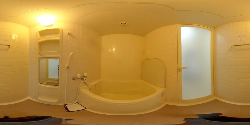 パノラマ画像バスルーム