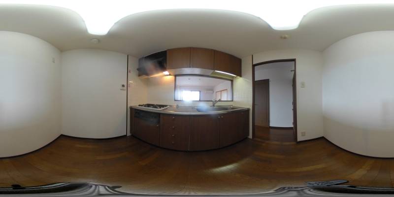 パノラマ画像キッチン