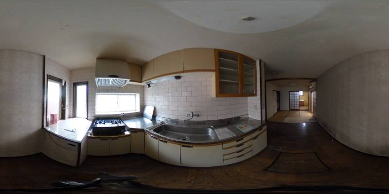 パノラマ画像キッチン