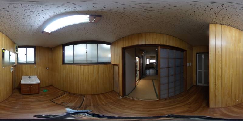 パノラマ画像洗面所