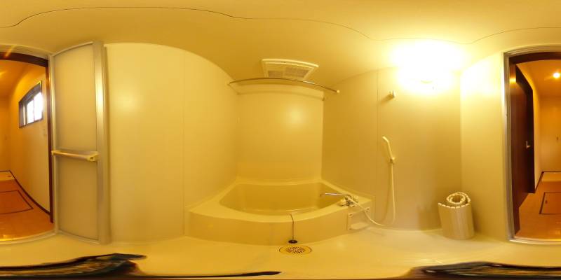 パノラマ画像バスルーム