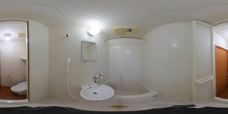 パノラマ画像バスルーム