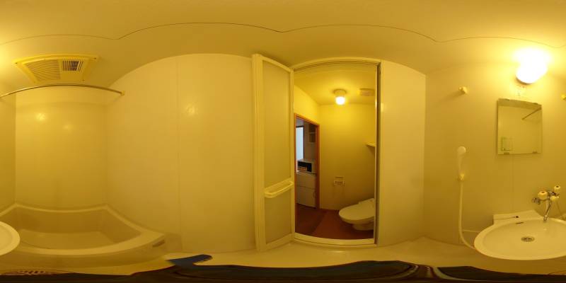 パノラマ画像バスルーム