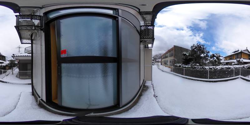 パノラマ画像バルコニー