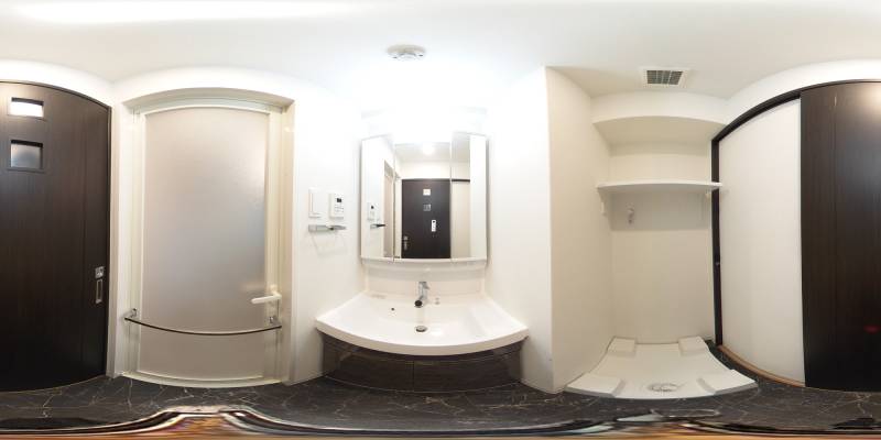 パノラマ画像洗面所