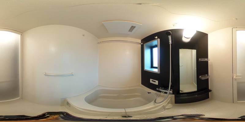 パノラマ画像バスルーム