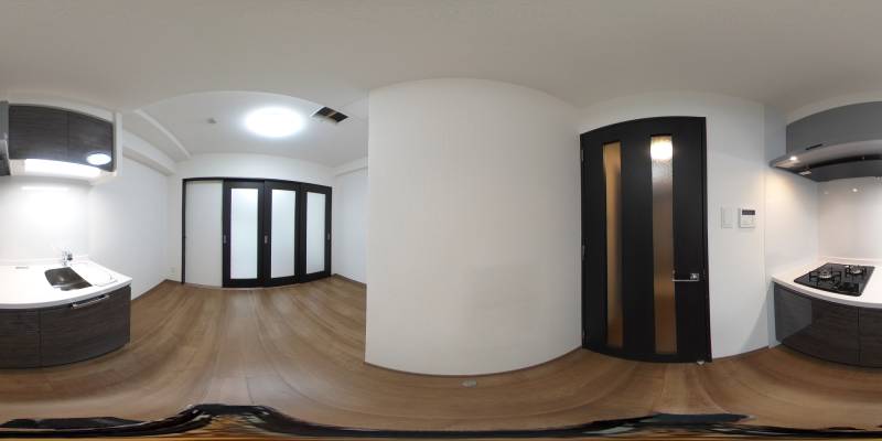 パノラマ画像キッチン