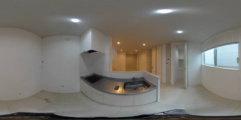 パノラマ画像キッチン