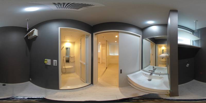 パノラマ画像洗面所