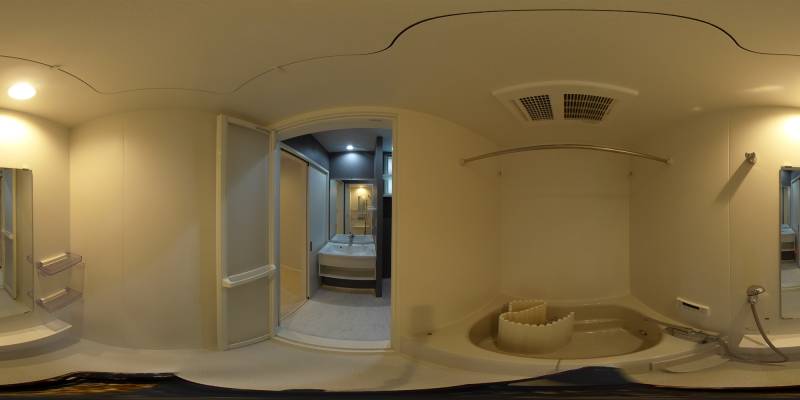 パノラマ画像バスルーム