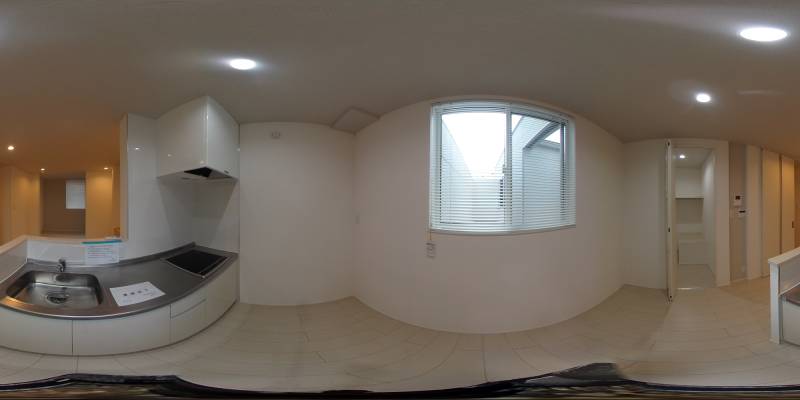 パノラマ画像キッチン
