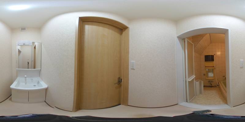 パノラマ画像洗面所