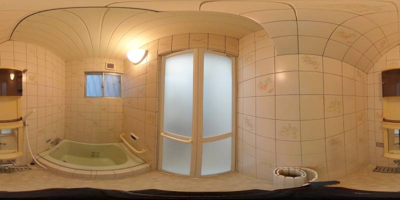 パノラマ画像バスルーム