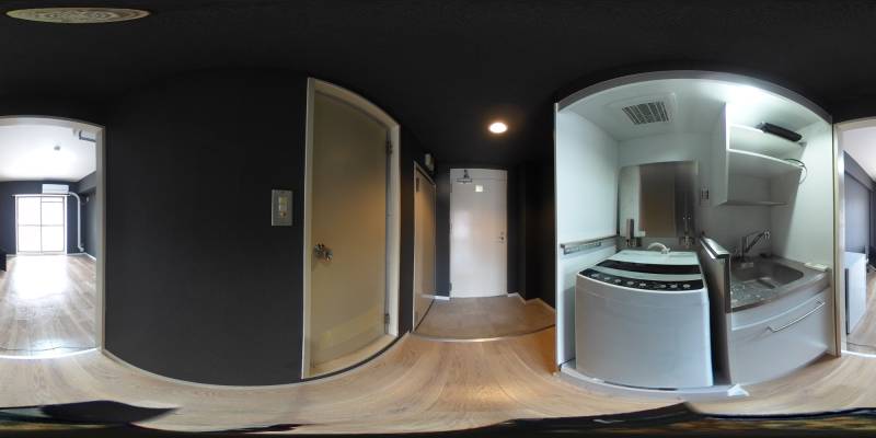 パノラマ画像キッチン