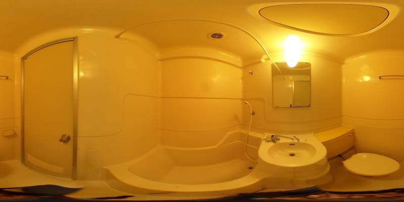 パノラマ画像バスルーム