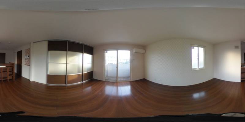 パノラマ画像リビング