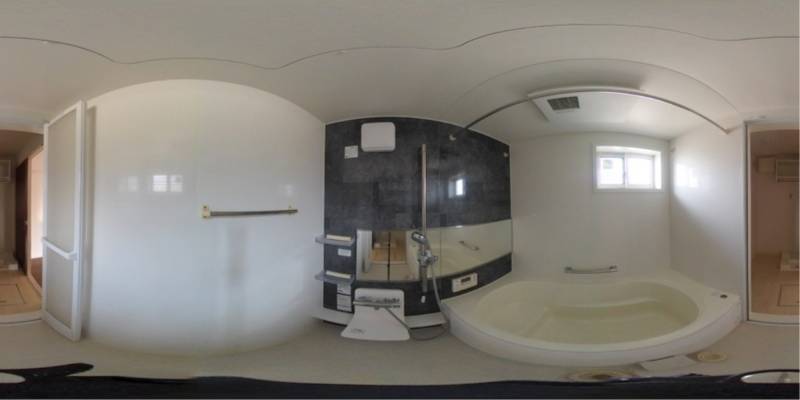 パノラマ画像バスルーム